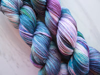 MONET'S CATHEDRAL Indie-Dyed Yarn on So Silky Sock - Purple Lamb