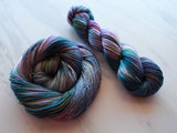 MONET'S CATHEDRAL Indie-Dyed Yarn on So Silky Sock - Purple Lamb