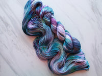 MONET'S CATHEDRAL Indie-Dyed Yarn on So Silky Sock - Purple Lamb