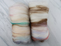 MONET'S HOUSES IN THE SNOW Art Batts to Spin and Felt