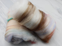 MONET'S HOUSES IN THE SNOW Art Batts to Spin and Felt