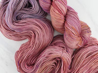 MONET'S HOUSES OF PARLIAMENT Hand-Dyed Yarn on Buttery Soft DK - Purple Lamb