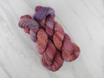 MONET'S HOUSES OF PARLIAMENT Hand-Dyed Yarn on Buttery Soft DK - Purple Lamb