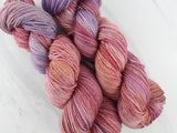 MONET'S HOUSES OF PARLIAMENT Hand-Dyed Yarn on Buttery Soft DK - Purple Lamb