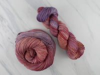 MONET'S HOUSES OF PARLIAMENT Hand-Dyed Yarn on Buttery Soft DK - Purple Lamb