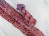 MONET'S HOUSES OF PARLIAMENT Hand-Dyed Yarn on Buttery Soft DK - Purple Lamb