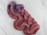 MONET'S HOUSES OF PARLIAMENT Hand-Dyed Yarn on Buttery Soft DK - Purple Lamb