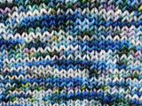 MONET'S WATER LILIES Hand-Dyed Yarn on Sock Perfection Yarn - Purple Lamb