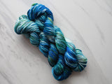MONET'S WATER LILIES Indie-Dyed Yarn on So Silky Sock - Purple Lamb