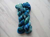 MONET'S WATER LILIES Indie-Dyed Yarn on So Silky Sock - Purple Lamb