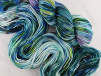 MONET'S WATER LILIES on Wonderful Worsted - Purple Lamb