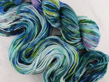 MONET'S WATER LILIES on Wonderful Worsted - Purple Lamb