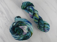 MONET'S WATER LILIES on Wonderful Worsted - Purple Lamb