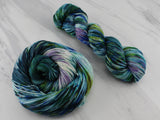 MONET'S WATER LILIES on Wonderful Worsted - Purple Lamb