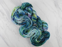 MONET'S WATER LILIES on Wonderful Worsted - Purple Lamb