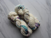 MONET Hand-Dyed Yarn on Aran Go Baa - Purple Lamb