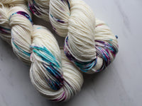 MONET Hand-Dyed Yarn on Aran Go Baa - Purple Lamb