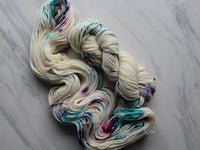 MONET Hand-Dyed Yarn on Aran Go Baa - Purple Lamb