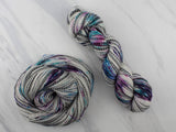 MONET Hand-Dyed Yarn on Stained Glass Sock - Purple Lamb