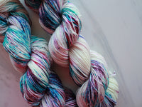 MONET Indie-Dyed Yarn on Sparkly Merino Sock - Purple Lamb