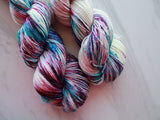 MONET Indie-Dyed Yarn on Sparkly Merino Sock - Purple Lamb