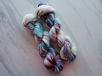 MONET Indie-Dyed Yarn on Sparkly Merino Sock - Purple Lamb