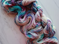 MONET Indie-Dyed Yarn on Sparkly Merino Sock - Purple Lamb