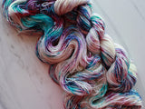 MONET Indie-Dyed Yarn on Sparkly Merino Sock - Purple Lamb