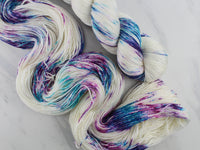 MONET Hand-Dyed on So Silky Sock Yarn - Purple Lamb