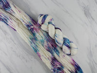 MONET Hand-Dyed on So Silky Sock Yarn - Purple Lamb