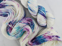 MONET Hand-Dyed on So Silky Sock Yarn - Purple Lamb