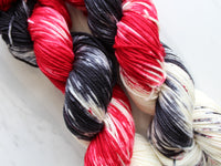 MURDER MYSTERY Hand-Dyed Yarn on Squoosh DK - Purple Lamb
