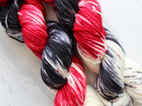 MURDER MYSTERY Hand-Dyed Yarn on Squoosh DK - Purple Lamb