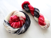 MURDER MYSTERY Hand-Dyed Yarn on Squoosh DK - Purple Lamb