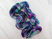 NORTHERN LIGHTS Indie-Dyed Yarn on Stained Glass Sock