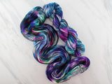 NORTHERN LIGHTS Indie-Dyed Yarn on Stained Glass Sock