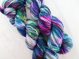 NORTHERN LIGHTS Indie-Dyed Yarn on Stained Glass Sock