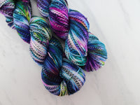 NORTHERN LIGHTS Indie-Dyed Yarn on Stained Glass Sock