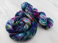 NORTHERN LIGHTS Indie-Dyed Yarn on Stained Glass Sock