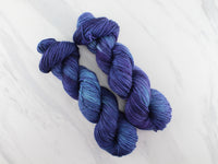OCEAN AT NIGHT Hand-Dyed Yarn on Buttery Soft DK