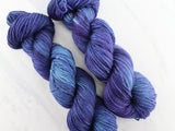 OCEAN AT NIGHT Hand-Dyed Yarn on Buttery Soft DK