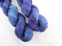 OCEAN AT NIGHT Hand-Dyed Yarn on Buttery Soft DK