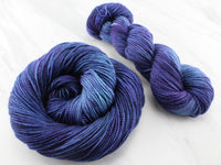 OCEAN AT NIGHT Hand-Dyed Yarn on Buttery Soft DK