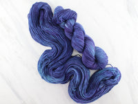 OCEAN AT NIGHT Hand-Dyed Yarn on Buttery Soft DK