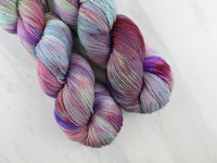 PAGLIACCI Indie-Dyed Yarn on Feather Sock - Purple Lamb