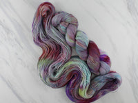 PAGLIACCI Indie-Dyed Yarn on Feather Sock - Purple Lamb