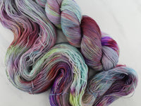 PAGLIACCI Indie-Dyed Yarn on Feather Sock - Purple Lamb
