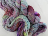 PAGLIACCI Indie-Dyed Yarn on Feather Sock - Purple Lamb
