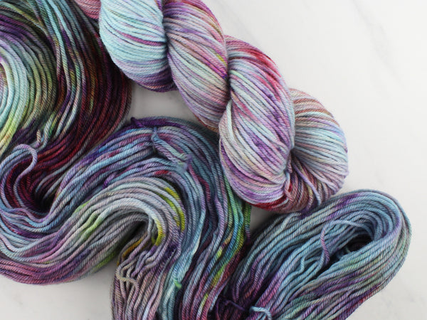 PAGLIACCI Hand-Dyed Yarn on Squoosh DK - Purple Lamb