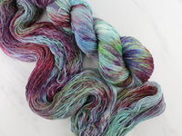 PAGLIACCI Hand-Dyed Yarn on Sparkly Merino Sock - Purple Lamb